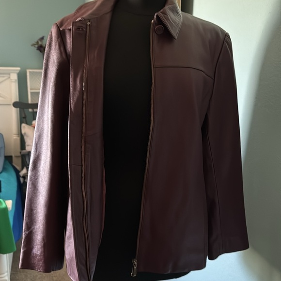 Austin Reed leather jacket - Picture 4 of 5